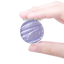 Finetec перламутровый жемчуг accarelli ручной работы сплошной акварельный пигмент набор художника aquarelle один диск дополнительные цвета Verf