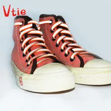 1 пара 120 см флуоресцентный кроссовки шнурки спортивные шнурки 3м Reflective с круглым сечением для кроссовок обувь кружево светлые шнурки