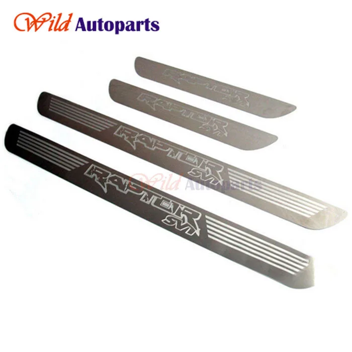Stainless steel SVT Raptor Billet Door Sill Scuff ...