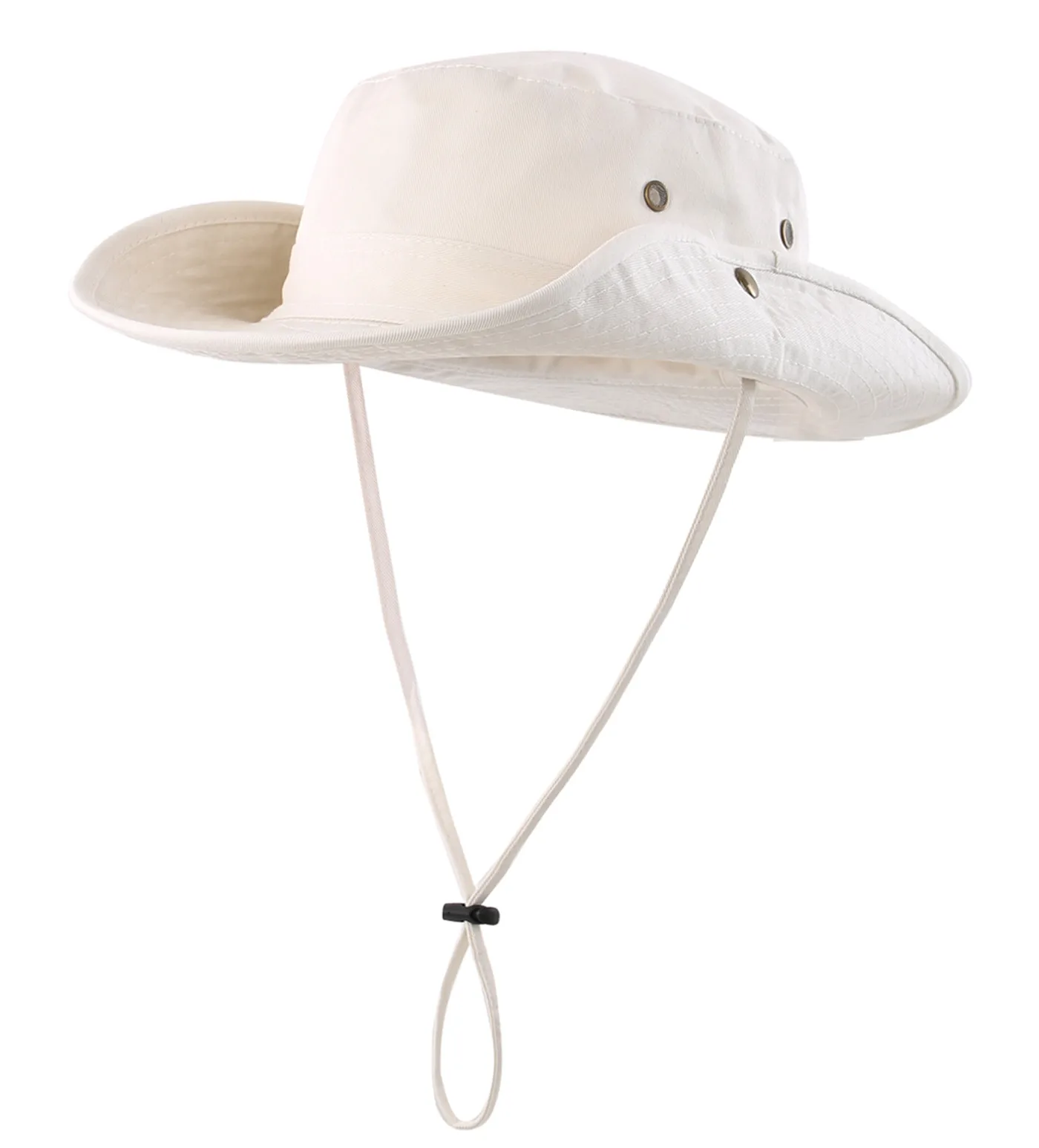 

Connectyle Women Boonie Sun Hat Wide Brim Breathable Cotton Safari Hat with Strap