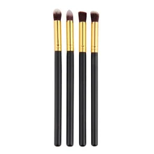 4pcs/set Eyeshadow Brushes Set Professional Man-made Fiber Hair Make Up Brushes Eye Makeup Tool Cosmetic Kit