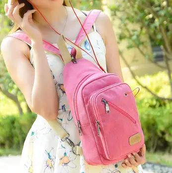 

X-Online 031917 hot sale unisex women men small canvas messenger bag