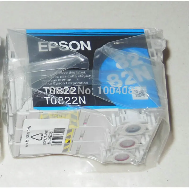 82 чернильный картридж для принтера epson laserjet R270/R290/R390/T50 T0821N T0826N запасные части