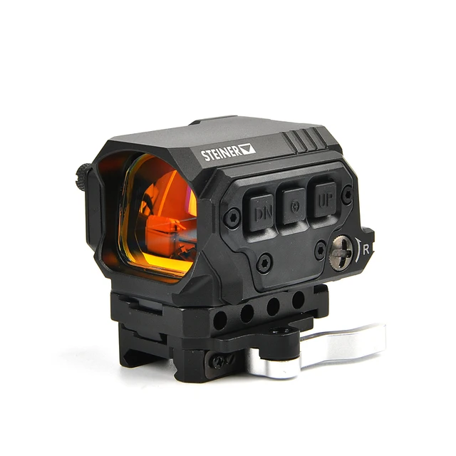 Visor óptico R1X punto rojo mira Reflex vista holográfica con función IR montajes de liberación rápida para alcance de caza de riel de 20mm - Imagen 2