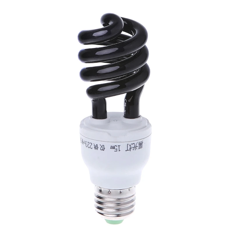 E27 5/15/20W UV ультрафиолетовые люминесцентные черный светильник CFL светильник Лампа 220V L15