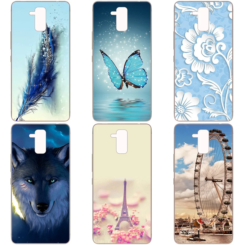 

120 Styles Soft TPU 3D Pattern Phone Case For BQ Aquaris V Fashion Cartoon Colorful Back Cover Silicone Case for BQV