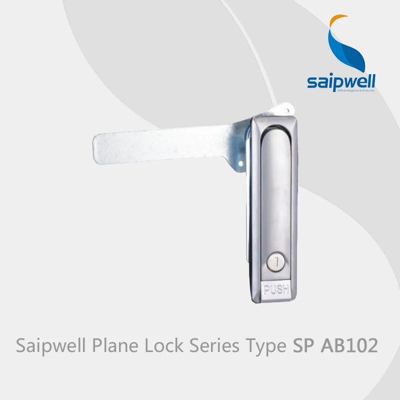 

Saipwell SPAB-102 zinc alloy Nano Spray cabinet swing handle lock metal cabinet hasp lock stainless lock cylinder
