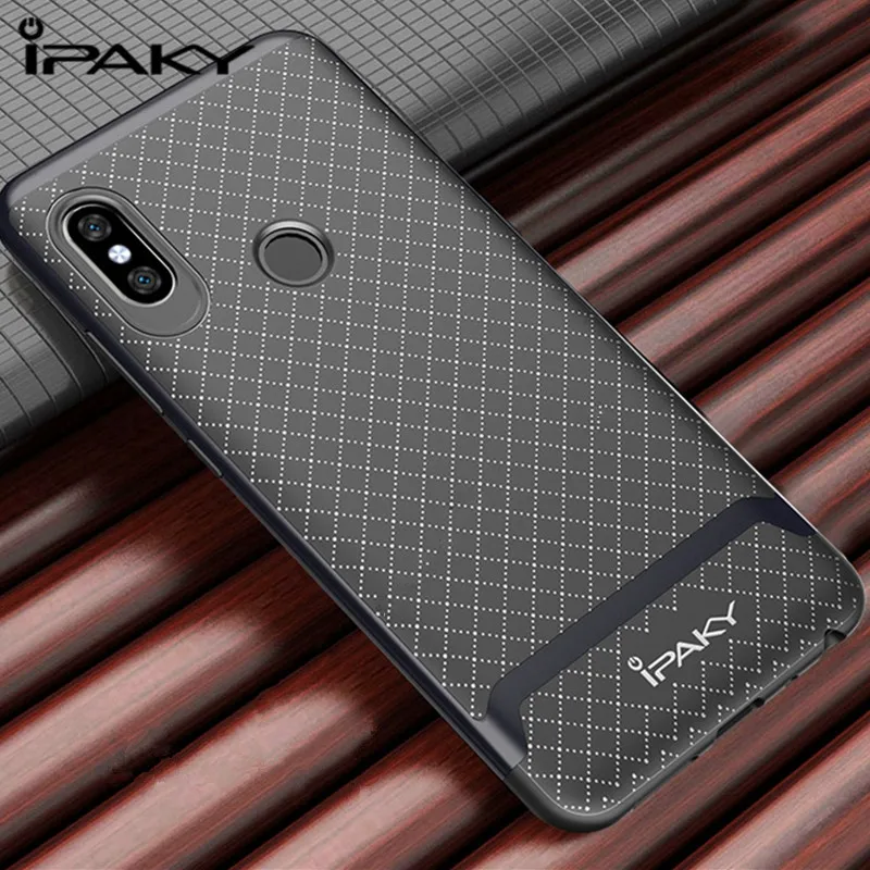 IPAKY силиконовый чехол для Xiaomi redmi note 6 5 Pro противоударный из ТПУ + PC frame Mi 8 Lite SE Redmi A 360