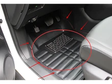 Accessories Black PU leather front rear floor mats paded Pad cover for Nissan Rogue x-trail 2014 2015