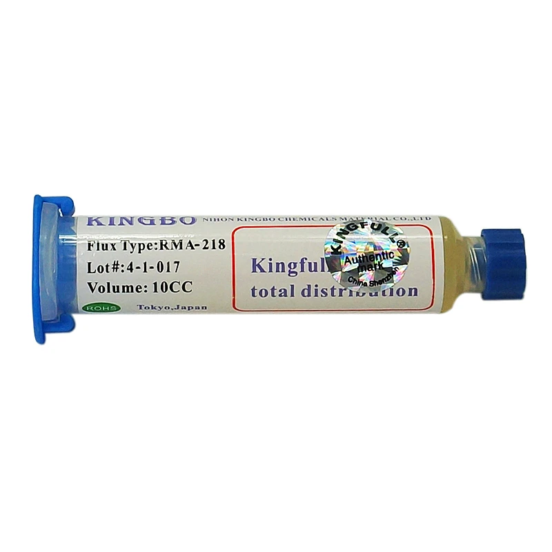 Флюсовая паста KINGBO RMA-218 10cc для паяльной станции BGA | Инструменты