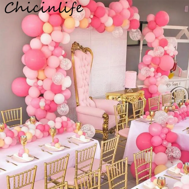 

Chicinlife 1Pcs Plastic Balloon PVC Rubber Chain Birthday Wedding Party Balloon Chain Arch Backdrop Festival Decoration Supplies