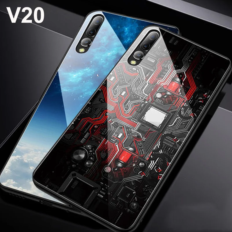 Новый для huawei Honor V20 V 20 случае HonorV20 телефон защитное стекло чехол Play защиты