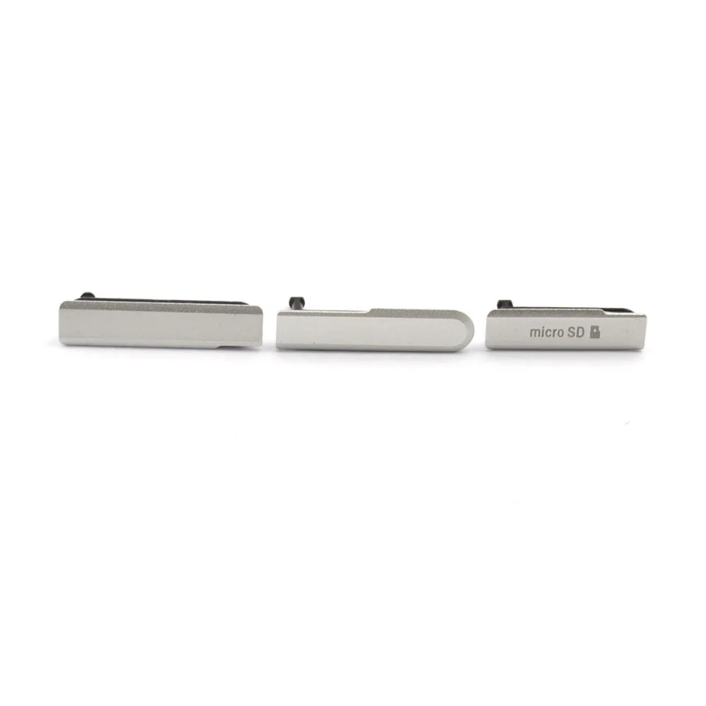 D5503 M51W для sony Xperia Z1 Compact Mini usb зарядный порт Пылезащитная крышка+ Micro SD порт+ слот для sim-карты задняя крышка