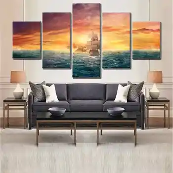 

Seascape Sailing Boat Europe Art Canvas Painting Fashion Gifts Oil Painting for Home Decor Canvas Wall Art