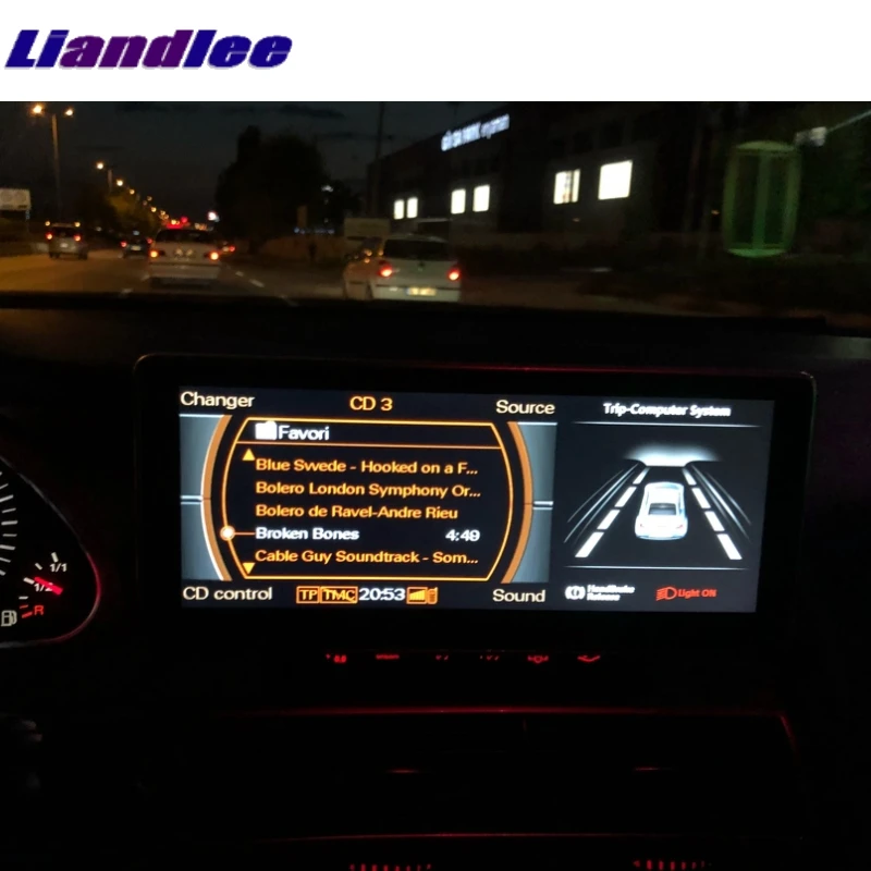 Liandlee автомобильный мультимедийный плеер NAVI для Audi Q7 4L V12 2005~ MMI 4G ram CarPlay 10,2" Радио Стерео gps экран навигация