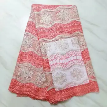 

2019 New style French net lace fabric flower African tulle mesh lace fabric high quality african lace fabric(6-19