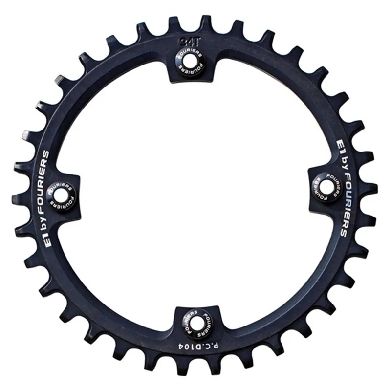 

1pc Fouriers Road Bike Bicycle CNC Single Chain Ring Narrow-wide Teeth 38T 40T 42T 5mm P.C.D 130mm Compatible