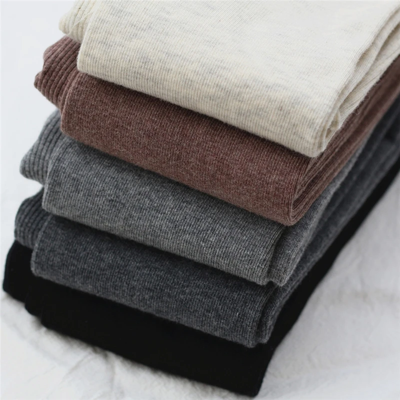

Autumn Winter Womens Tights Solid Cotton Stockings Candy Color Femme Standard Stain Pantyhose Warm Tights for Woman