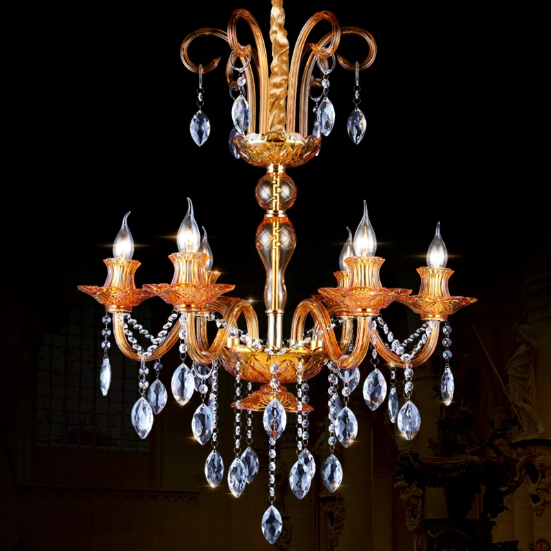 Хрустальная люстра свет блеск Para Sala современная столовая chandliers Освещение висит