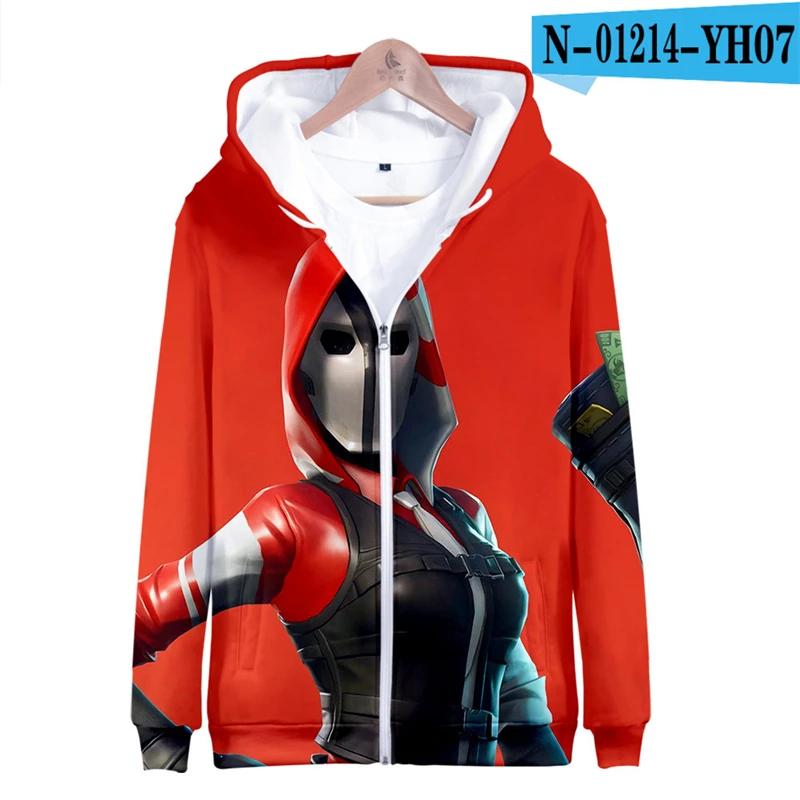 Zipper Fortnited Battle Royale Hoodie 2019 Tracksuit 3D Print Streetwear Pullover Game Clothes Battle Royale Clothes Kid Clothes Zipper Fortnited Battle Royale Hoodie 2019 Tracksuit 3D Print Streetwear Pullover Game Clothes Battle Royale Clothes Kid Clothes