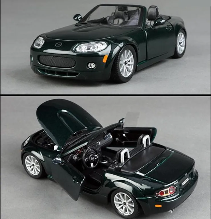 1:24 Advanced alloy Roadste модель, высокая имитация Mazda MX5, металлическое литье, высококачественная коллекционная модель