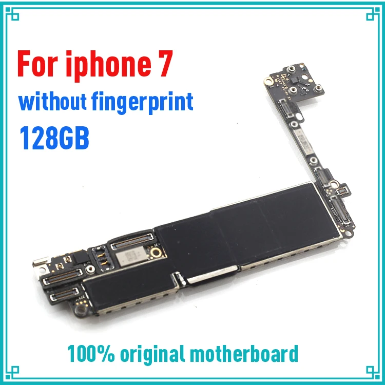 Оригинальная разблокированная материнская плата 128 ГБ для iphone 7 без Touch ID