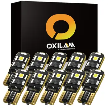 

OXILAM T10 LED Canbus W5W Bulb for Alfa Romeo 159 147 156 Giulietta Mito Car Interior Dome Light Error Free Reading Lights