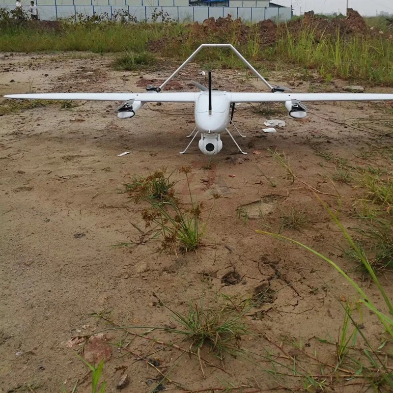 Electric Powered 2 Hours Endurance VTOL Fixed Wing UAV Aerial Video Surveillance 3D Survey Mapping Drone 5 11