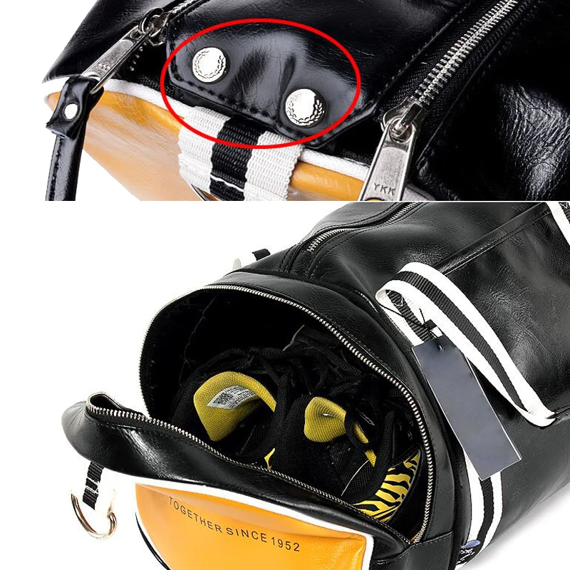 Leather Sports Gym Bag and Traveling Handbag. - Image 4