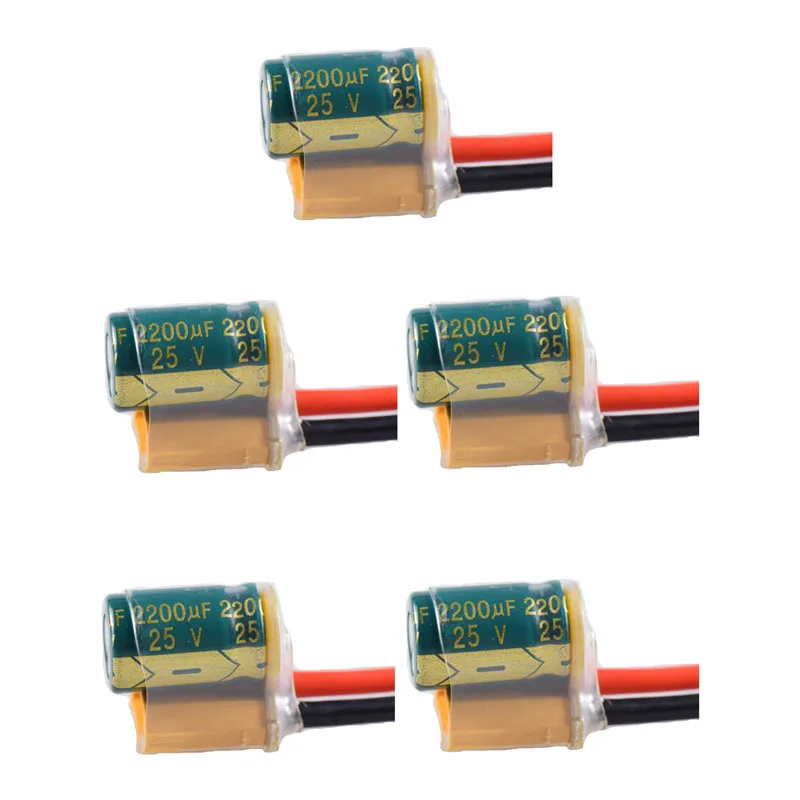 

XT60-CAP 2200UF 25V 2-6S Power LC Filter Module for Flight controller VTX RC Drone FPV Racing Models Spare Parts DIY Accessories