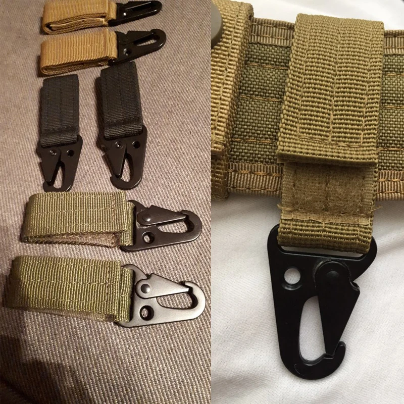 Карабин Molle прикрепить крючок EDC Gear Рюкзак Нейлоновый Тактический поясной Ключ