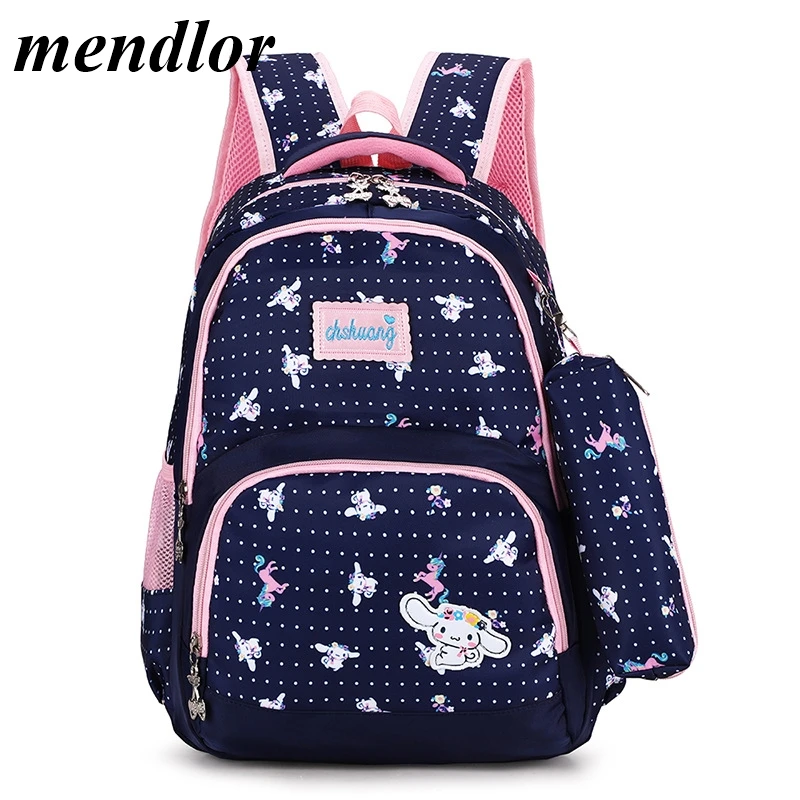 

Fashion Cute Princess Children School Bags Top Quality Orthopedic Waterproof Backpack Kids Girls Rucksack black Mochila Escola