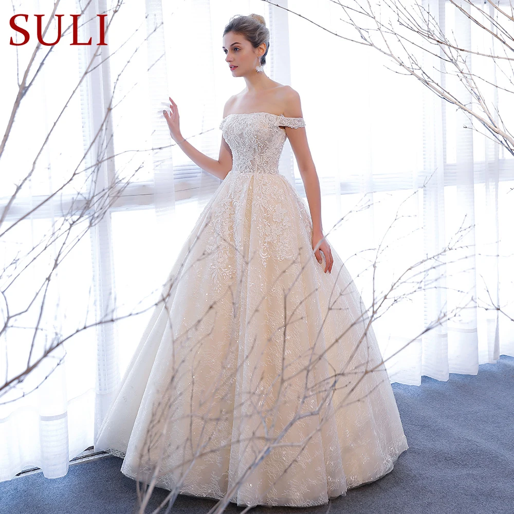 Sl 309 Elegant Off Shoulder Bridal Ball Gowns Beads 2018 Sl 309 Elegant Off Shoulder Bridal Ball