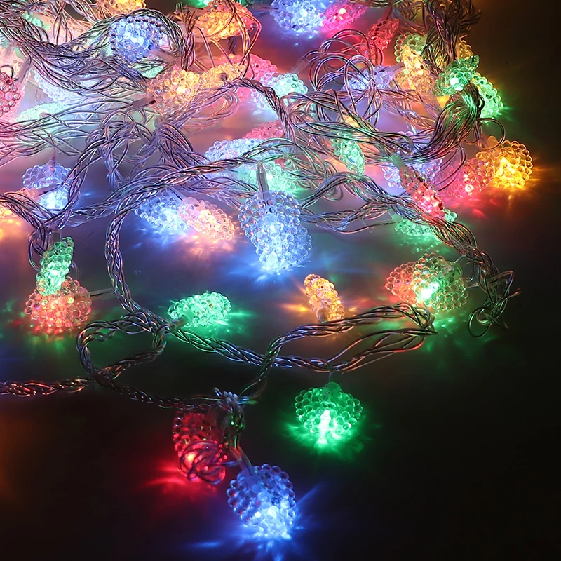 

30m 300 bulbs Heart LED string lights Decoration Christmas lights Garland New year party wedding decorations Light Chain