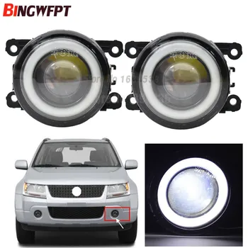 

2pcs/pair(Left+Right) Angel Eye car-styling Fog Lamps LED Lights For Suzuki Grand Vitara 2 / II Closed Off-Road Vehicle JT 05-15
