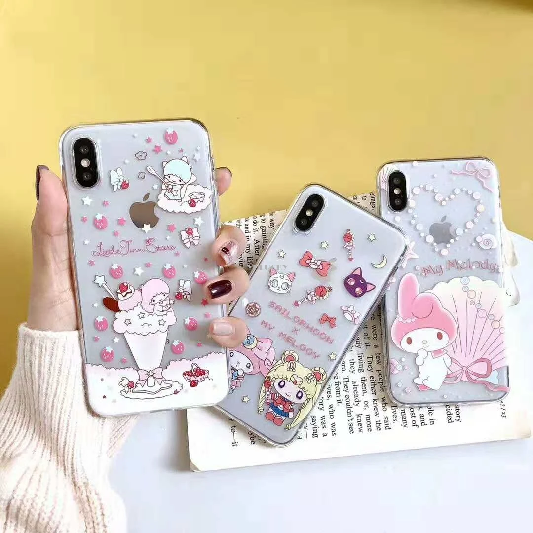 

Donald Duck Stitch Clear Soft TPU Case For Samsung Note 8 9 S8 S9 Plus C9 C7 C5 PRO Cover Totoro Mickey Winner Pooh Toy Story