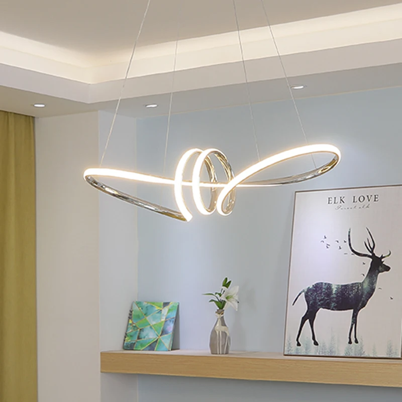 Goede Neo Gleam Chrome Vergulde Opknoping Hanglampen Voor Eetkamer Keuken Kamer Home Deco Hanger Lamp Armatuur Gratis Verzending