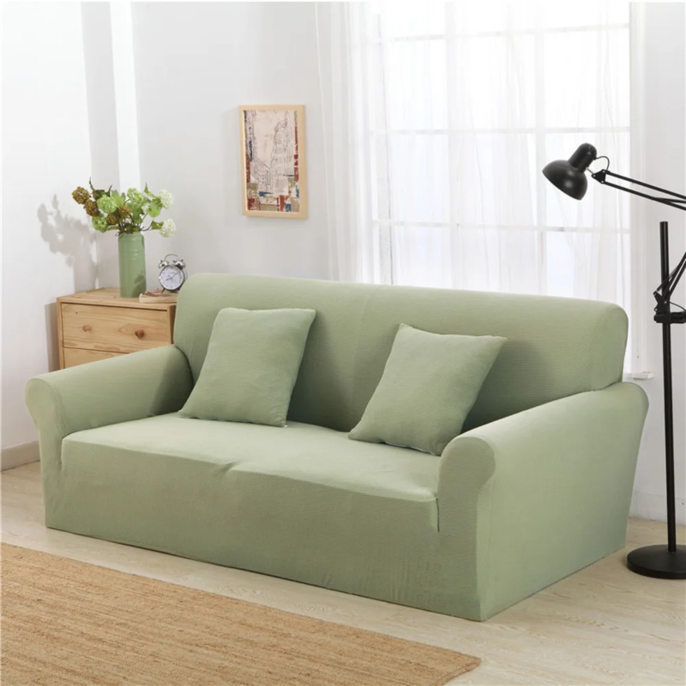 Buy Enipate 100 Knitted Cotton Sofa Cover Solid Color
