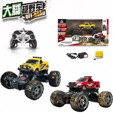 Chiger Лучшая цена 6066A RC автомобиль Рок Гусеничный 1:18 2,4 ГГц 4WD внедорожный большой колесный Монстр автомобиль электронная игрушка bajas дети модные подарки