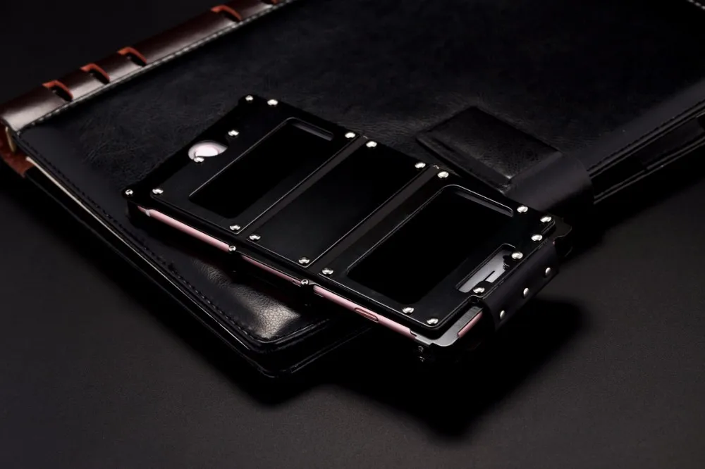 Роскошные 24K позолоченный металлический чехол для Apple iPhone 7/7 Plus/8/8 Plus/6 6s/6s плюс Нержавеющая сталь с вертикальной Откидывающейся Крышкой чехол Крышка