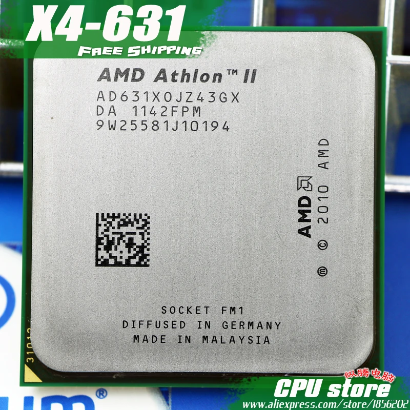 

Free shipping AMD X4 631 Quad-Core FM1 2.6GHz 4MB 100W CPU processor pieces X4-631 (working 100%) 631 ,there are, sell X4 641