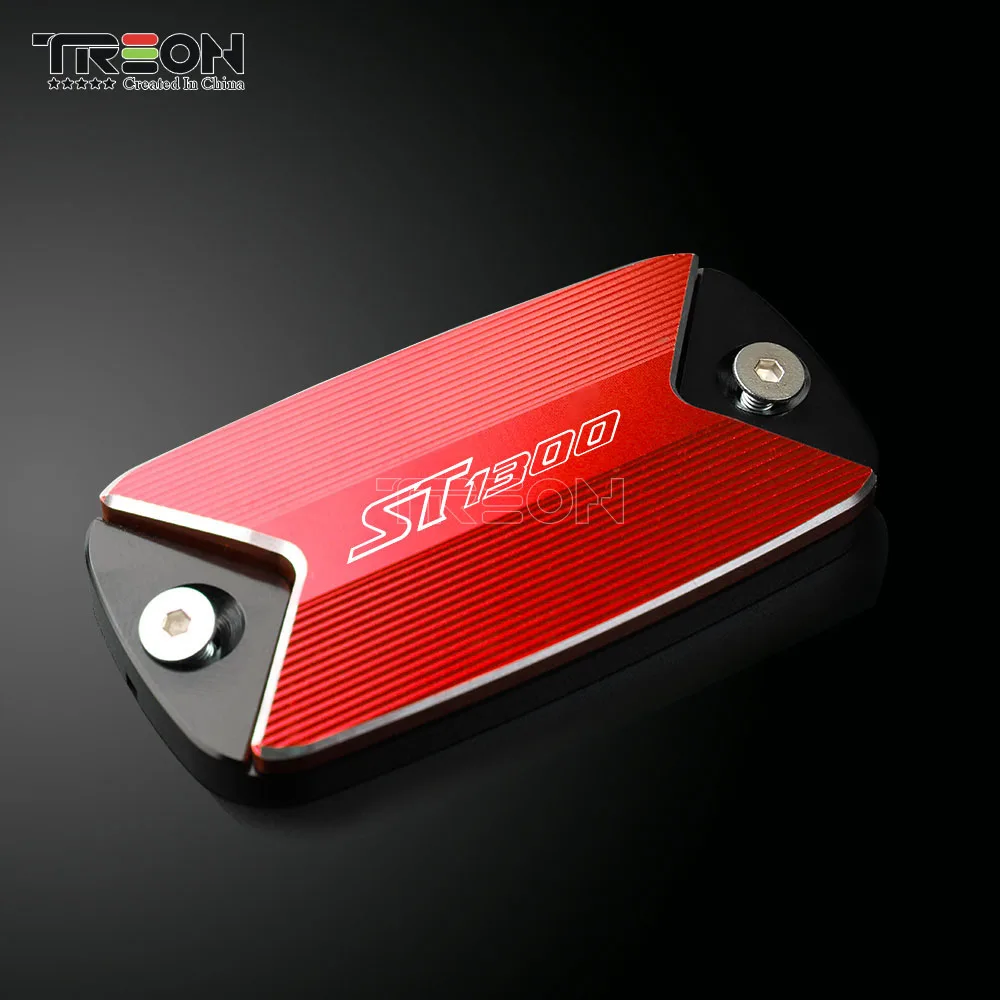 

CNC Aluminum Accessories Front Brake Fluid Reservoir Cap Motorcycle Cover Ornamental For Honda ST1300 ST-1300 2002 2003