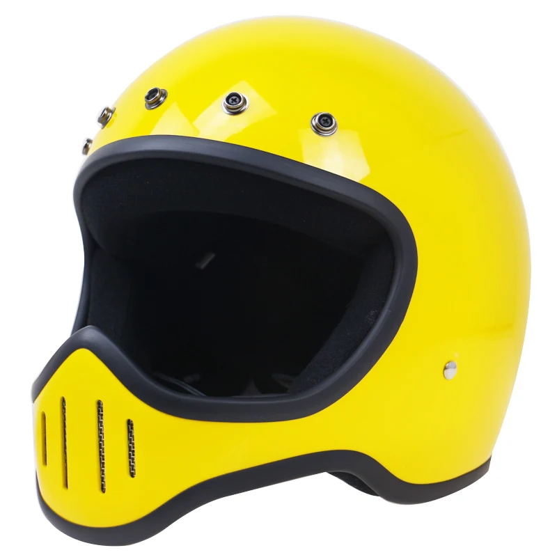 US $123.99 MOTO4 style 5pin buckel design motorcycle helmet design for vintage bike riders DOT ECE approved safety helmet