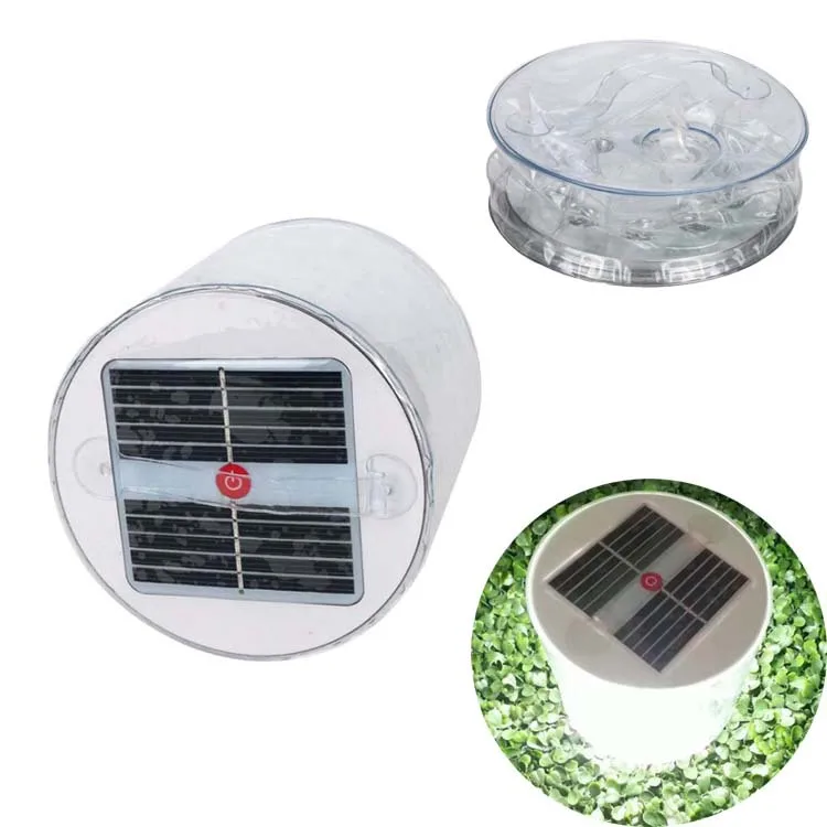 Solar Energy Inflatable LED Light Camping Light USB Charging Folding Light Outdoor Waterproof Light Cell Phone Charging