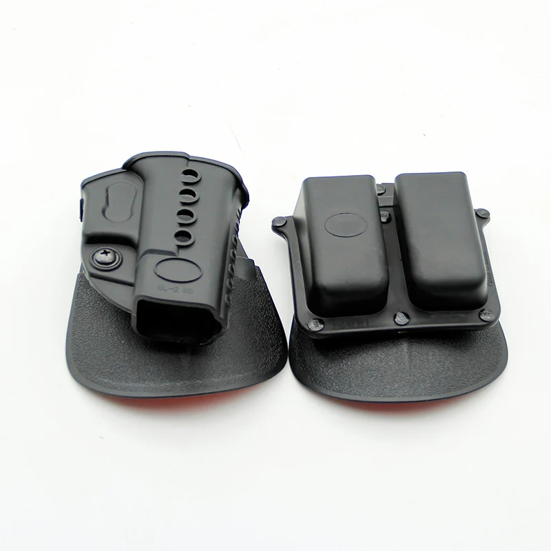 

Police Army Military Tactics RH Paddle Set GL2-ND Glock 17 19 with 6900 Double Magazine Holster