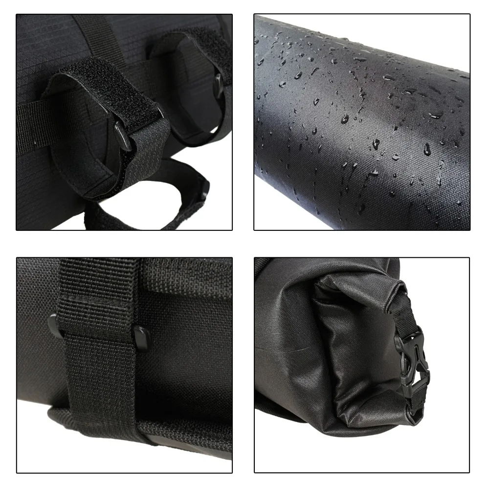 Best B-SOUL Bicycle Front Tube Bag Bike Handlebar Basket Pack Cycling Front Frame Pannier Waterproof Bag for Bicycle Accessories 4