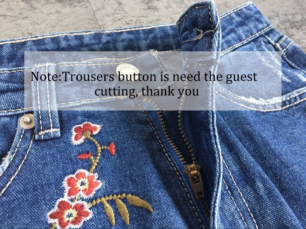 2018 Embroidery Vintage Boyfriend Jeans For Women Denim Pants Mom Jeans Woman High Waist Skinny Jeans Femme Feminino Trousers