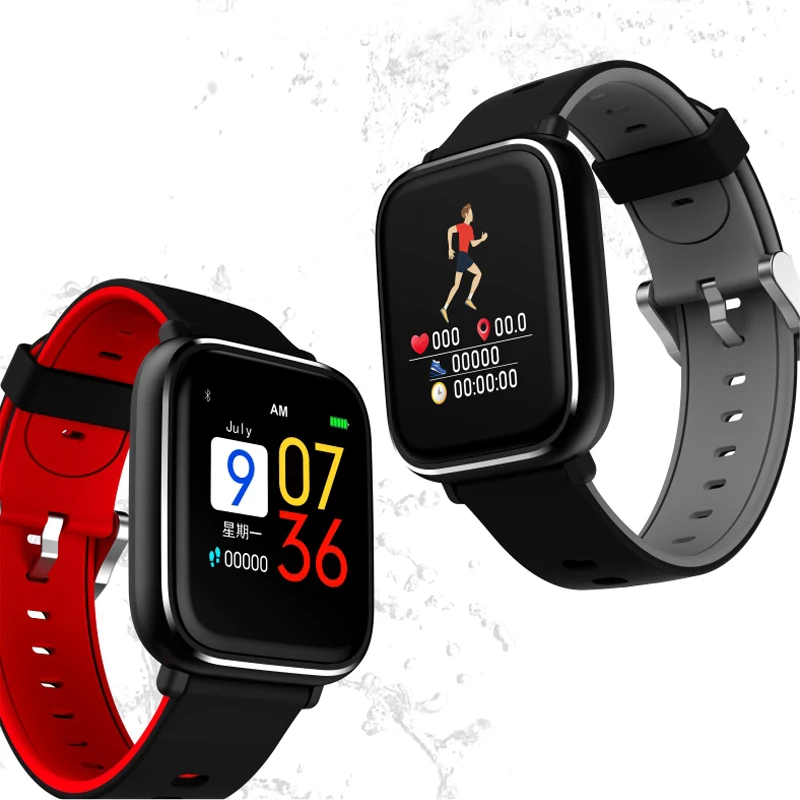 

Q58S Smart Watch Men 3D Dynamic Icon Full Touch Screen Smartwatch Heart Rate Blood Pressure Monitor Sport Modes bracelet