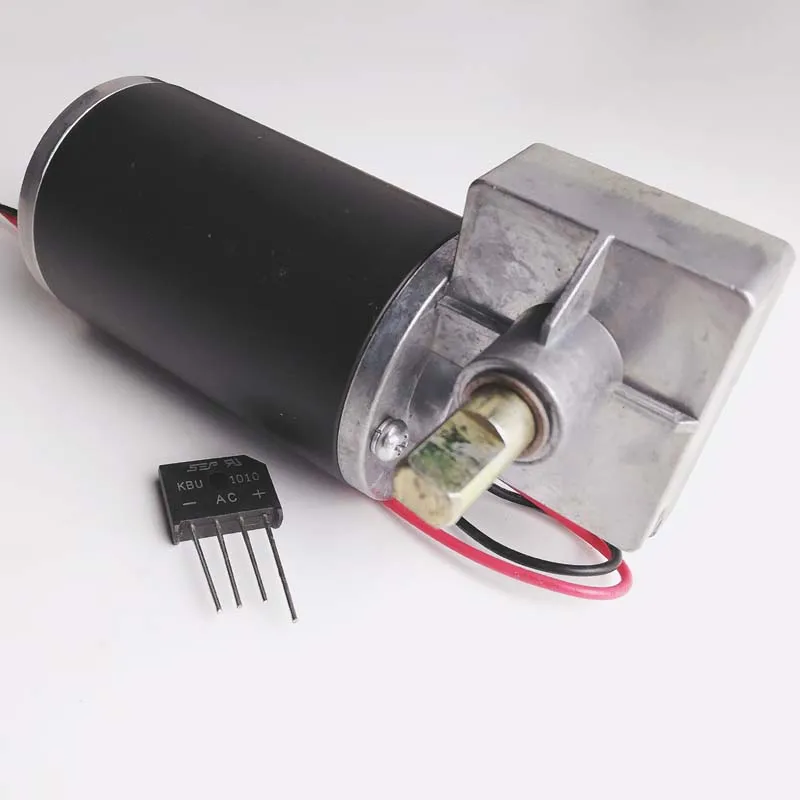 

AC220V Rectifier Power Supply DC220V High Power High Speed Motor DC Forward and Reverse with Support Worm Gear Motor