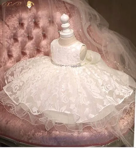 

2016 High quality baby Girl Dress Party Dress Pageant Dress for Little Girls White Kids / Children dress for Wedding